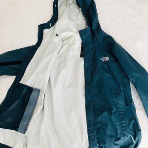The North Face Teal Lightweight Waterproof Jacket